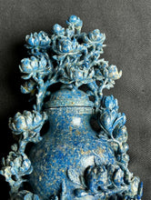 Load image into Gallery viewer, Lapis Lazuli carvings vase
