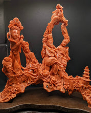 Load image into Gallery viewer, Divine Serenade: Carved Coral Goddesses and the Melodies of Nature
