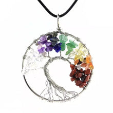 Cargar imagen en el visor de la galería, Tree of Life Pendant with Chain (Silver)
