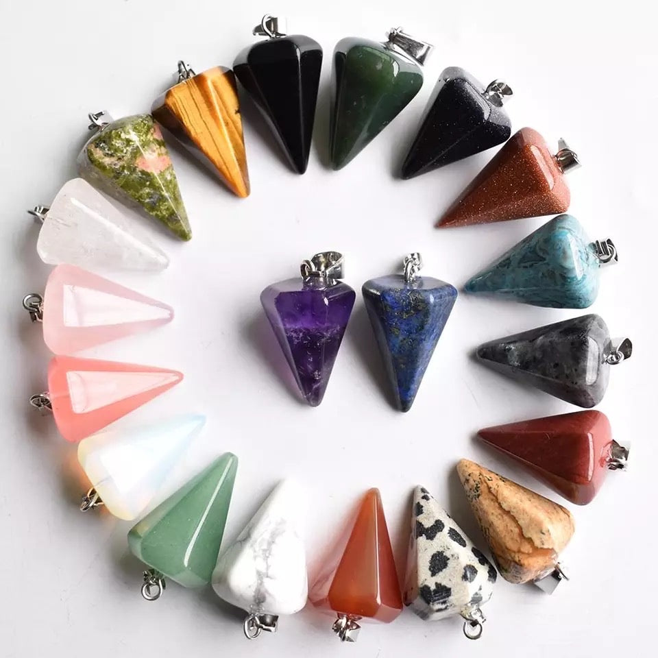 Multi-Stone Mini Pendulum Pendant