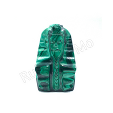 Cargar imagen en el visor de la galería, Hand-Carved Malachite Mummy Figurine

