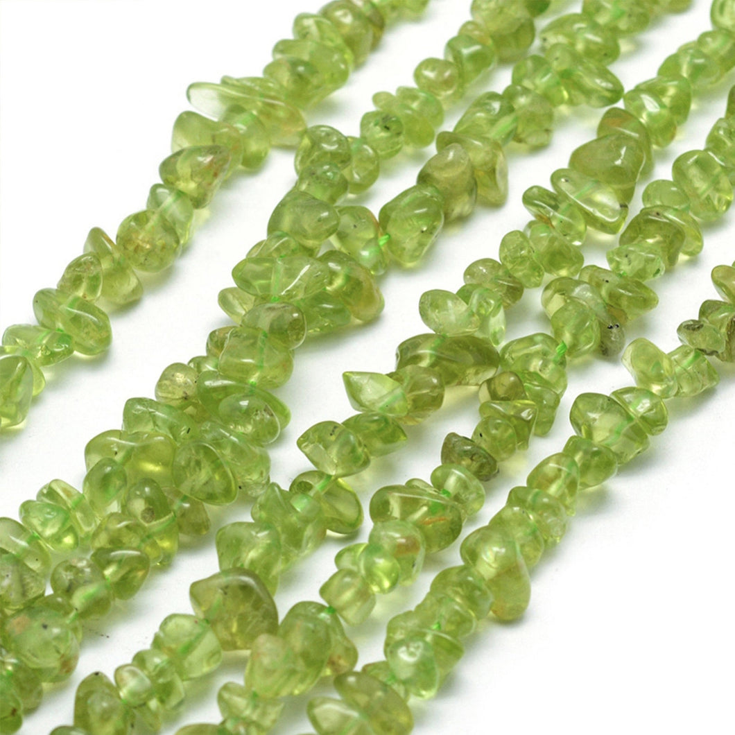 Peridot Chip Necklace