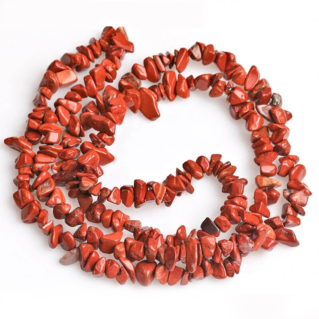 Red Jasper Chip Necklace