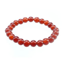 Cargar imagen en el visor de la galería, Red Quartz Bracelet (Dyed)
