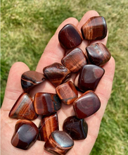 Load image into Gallery viewer, Red Tiger’s Eye Tumbled
