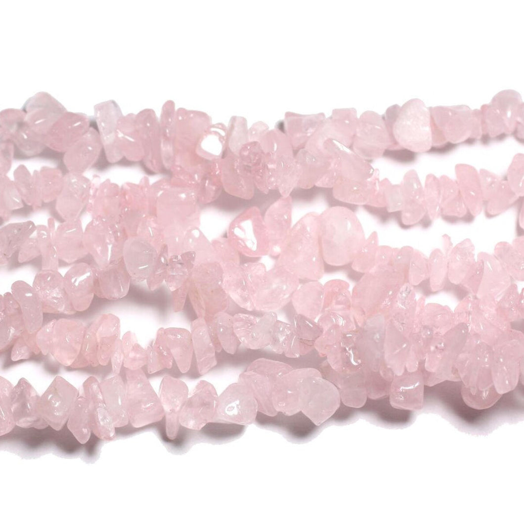 Rose Quartz Chip Necklace