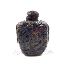 Load image into Gallery viewer, Carvings of Ancient Chinese Symbols on a Hand-Carved Snuff Bottle
