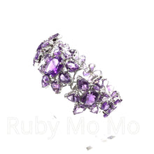 Load image into Gallery viewer, Amethyst Bracelet in sterling silver
