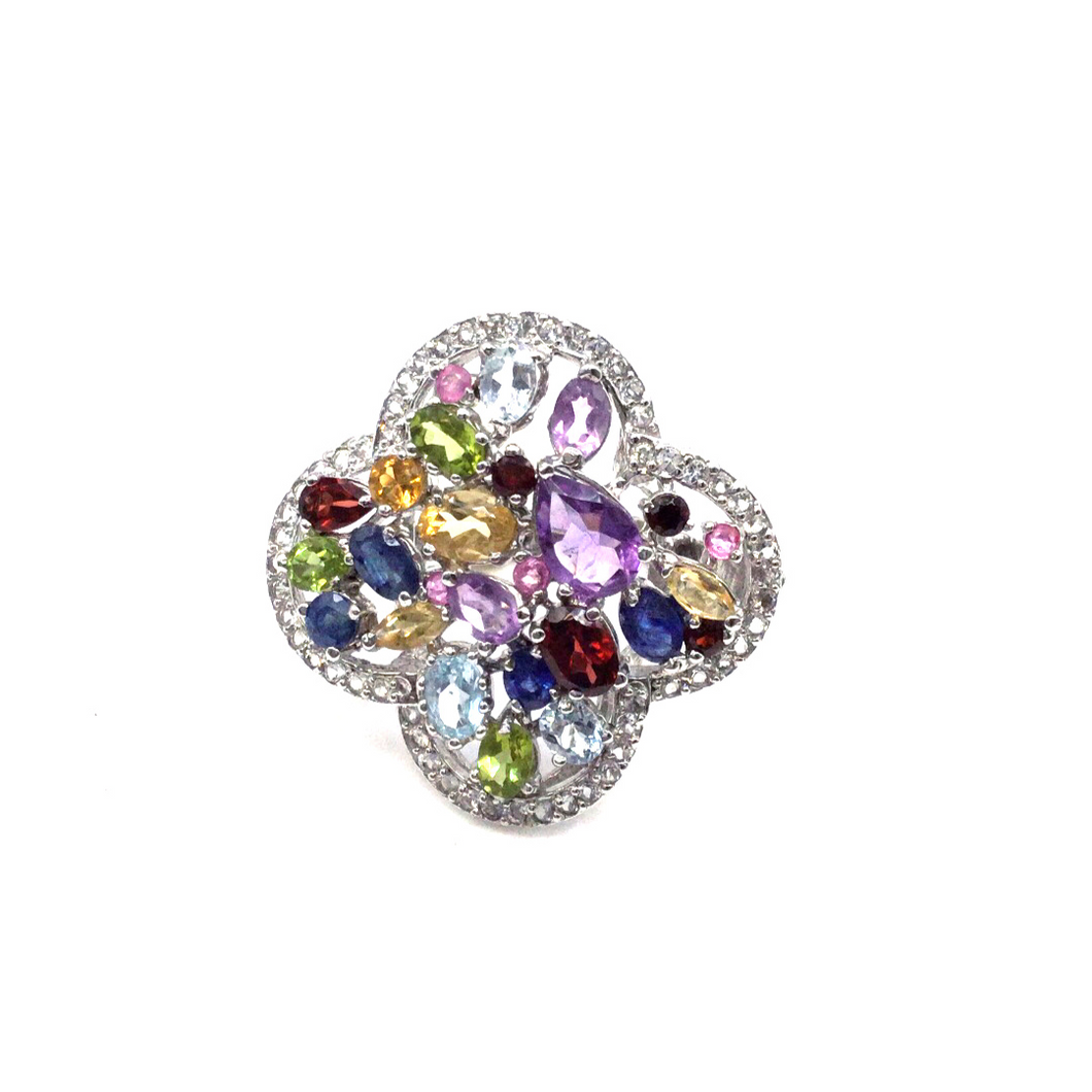 Multi gemstones Ring