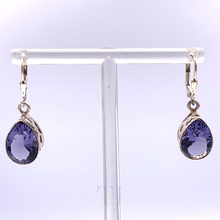 Load image into Gallery viewer, Mystic Topaz Tear Drop Earrings in Sterling Silver
