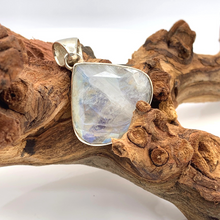 Load image into Gallery viewer, Moonstone Tear Drop Cut Pendant in Sterling Silver
