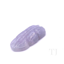 Load image into Gallery viewer, Lavender Jade Leave Pendant
