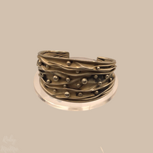 Cargar imagen en el visor de la galería, Sterling silver Bracelet in wavy shape
