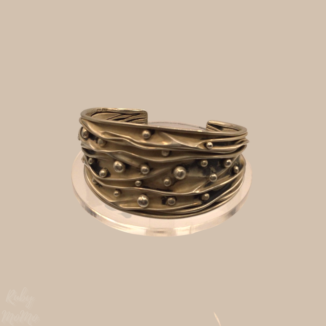 Sterling silver Bracelet in wavy shape