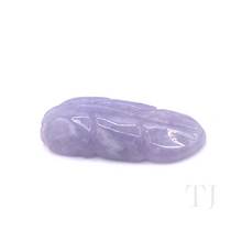 Load image into Gallery viewer, Lavender Jade Leave Pendant
