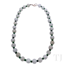 将图片加载到图库查看器，Burmese Jade Bead Necklace
