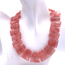 Cargar imagen en el visor de la galería, cherry quartz necklace 
