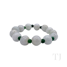 将图片加载到图库查看器，Burmese Jade Bead Bracelet
