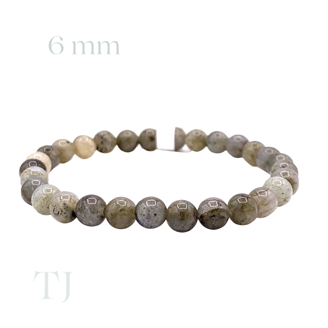 Labradorite Bead Bracelet