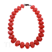 Load image into Gallery viewer, Cherry quartz stone necklace
