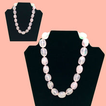 Load image into Gallery viewer, Rose Quartz Oval shape Necklace
