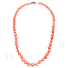 Cargar imagen en el visor de la galería, Freshwater Orange Pearl Necklace
