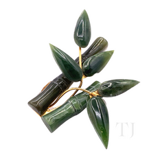 Load image into Gallery viewer, Burmese Jade Bamboo Pin
