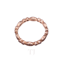 Load image into Gallery viewer, Diamonique Ring in Sterling Silver (Rose Gold)
