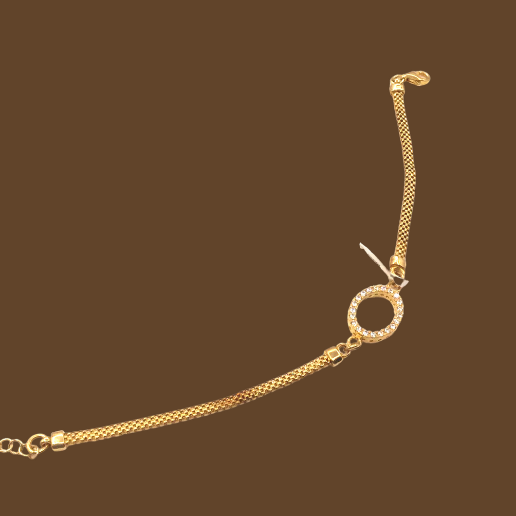 Sterling Silver Bracelet with gold coated