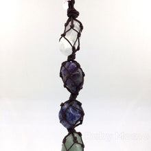 将图片加载到图库查看器，7 chakras stones hanging ornament closer view
