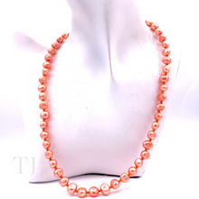 Load image into Gallery viewer, Freshwater Orange Pearl Necklace
