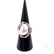 Load image into Gallery viewer, Freshwater Baroque Pearl Ring in Sterling Silver
