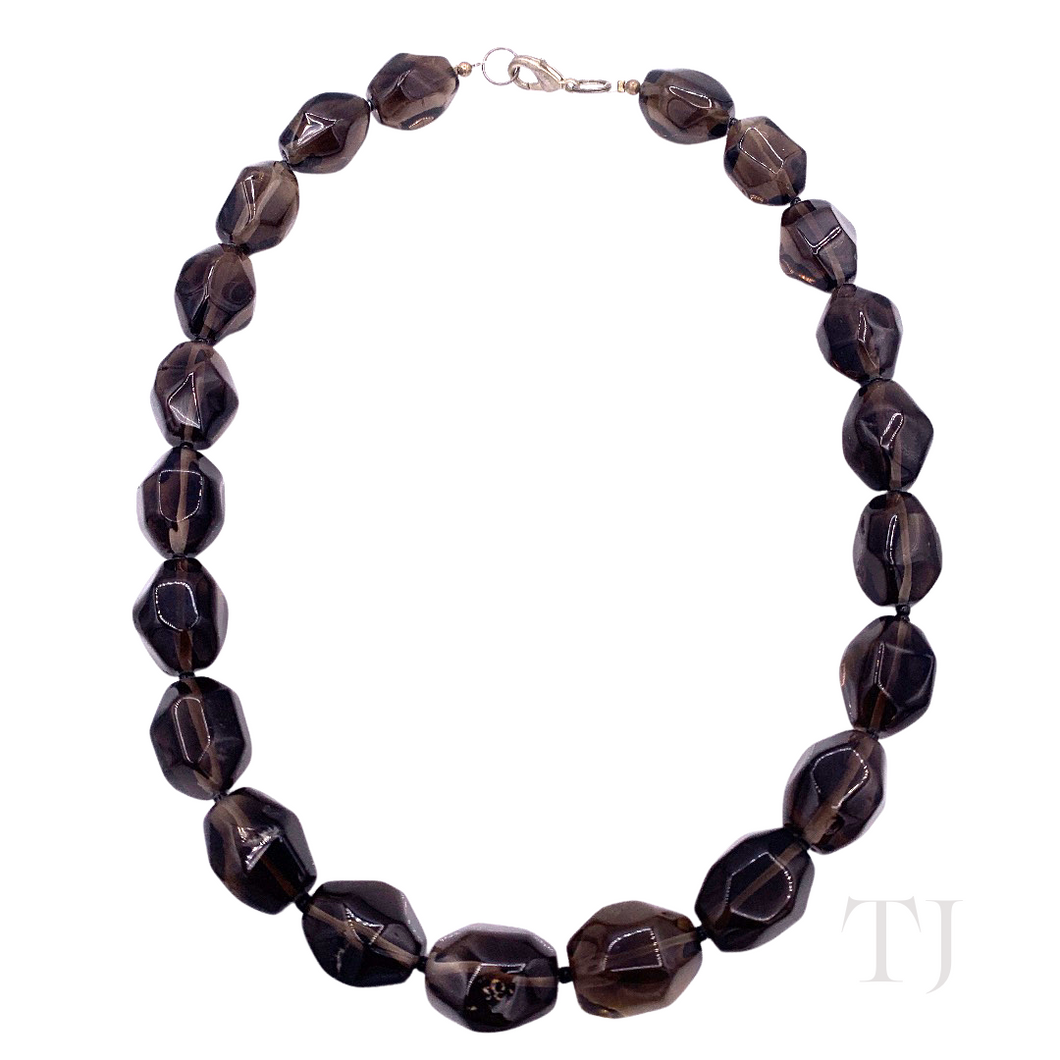 Smoky Quartz Stone Necklace