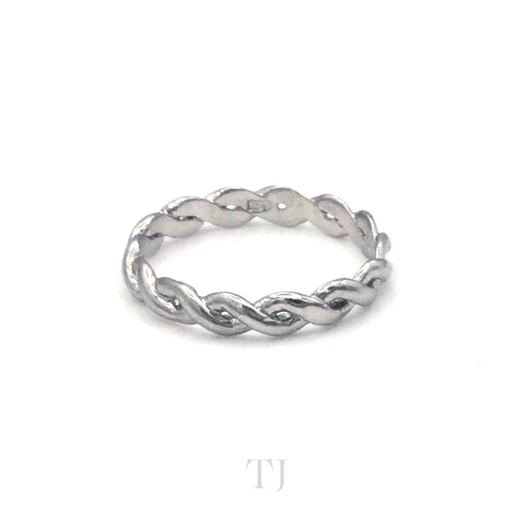 Sterling Silver Twisted Ring