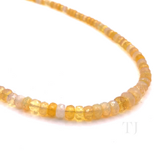 Load image into Gallery viewer, Ethiopian Opal Faceted Chip Necklace in 14k Gold
