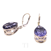 Cargar imagen en el visor de la galería, Mystic Topaz Tear Drop Earrings in Sterling Silver
