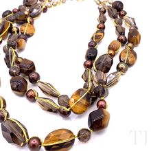 Cargar imagen en el visor de la galería, Multi Gemstones 3 Layered Necklace
