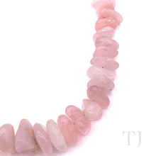 Load image into Gallery viewer, Rose Quartz Nugget Stone Necklace
