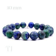 Загрузить изображение в средство просмотра галереи, Chrysocolla Bead bracelet with elastic string 10 mm
