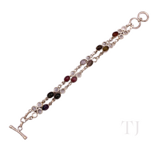 Load image into Gallery viewer, Multi-colored Tourmaline Bracelet in Sterling Silver
