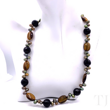 Load image into Gallery viewer, Multi-Gemstone Necklace with lobster clasp
