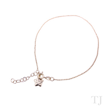 Load image into Gallery viewer, Sterling Silver Anklet with Star Charm
