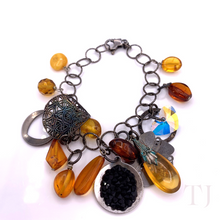 Load image into Gallery viewer, Amber Bracelet with 925 Silver
