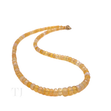 Load image into Gallery viewer, Ethiopian Opal Faceted Chip Necklace in 14k Gold
