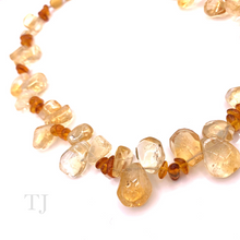 Load image into Gallery viewer, Citrine Nugget Stone Necklace
