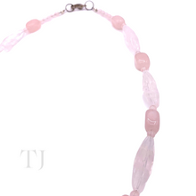 Load image into Gallery viewer, Rose Quartz Stone Necklace
