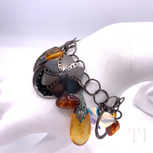 Load image into Gallery viewer, Amber Bracelet with 925 Silver
