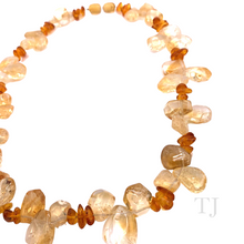 Load image into Gallery viewer, Citrine Nugget Stone Necklace
