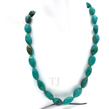 Cargar imagen en el visor de la galería, Blue Turquoise Cubic Necklace with extension chain
