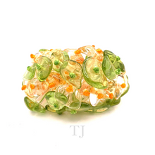 Load image into Gallery viewer, Peridot &amp; Quartz Braided Rope Ring
